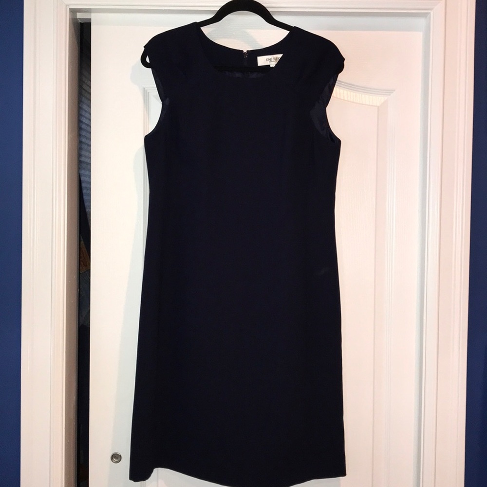 Blue basic dress